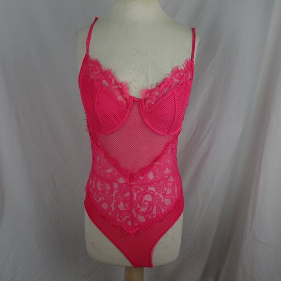 Kaei & Shi Pink One Piece Lingerie Size S - Picture 1 of 12